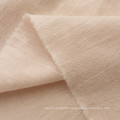 Solid Washed Wrinkled Cotton Fabric